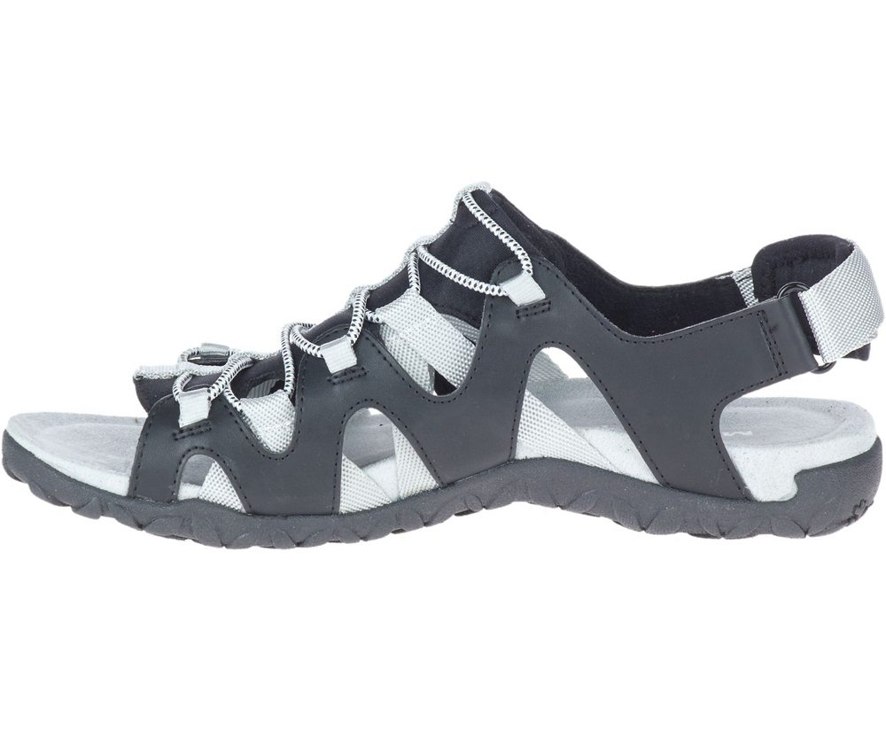 Sandalias Mujer - Merrell Terran Cage Backstrap - Blancas/Negras - YCRN-40795